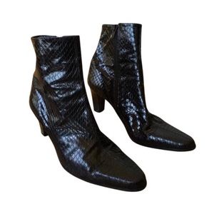 Calvin Klein Snakeskin Boots